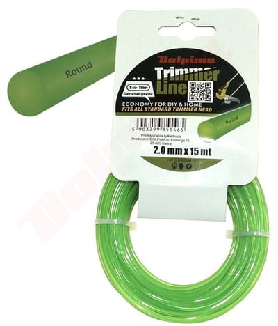 Maaidraad 2,00MM x 15 Meter Line Round Voor Bosmaaier Merk BPC Parts