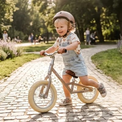 Bandits and Angels Retro Rider sand - 12 inch loopfiets vanaf 2,5 jaar