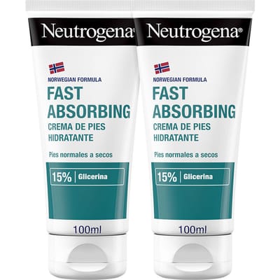 Vochtinbrengende Voetcrème Neutrogena momentopname Absorptie (2 x 100 ml)