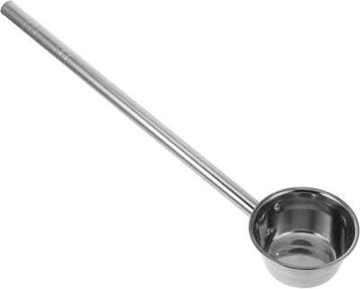 Robuuste outdoor camping scheplepel met handvat van roestvrij staal voor gemakkelijk gieten en serveren