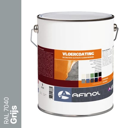 Afinol Vloercoating Grijs (RAL 7040) 5 liter