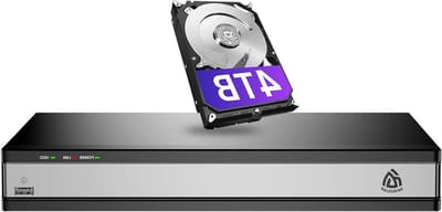 Netwerk Video Recorder - CCTV Systeem - Veiligheid Thuis - 16 Kanaals 4K - 4TB Opslag - Zwart