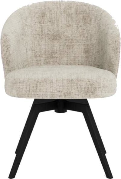 Giga Living Eetkamerstoel Durin - Beige Stof - Zithoogte 48cm
