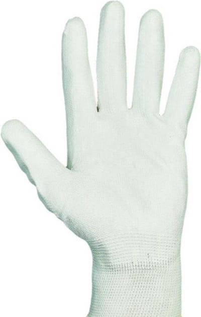 Schilders handschoenen maat M zeer geschikt voor fijn werk goede droge grip optimale vinger gevoeligheid
