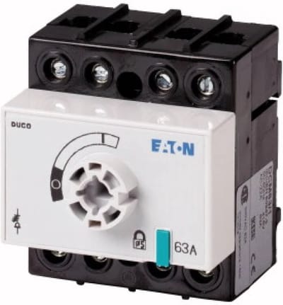 EATON DCM-63/1-SK VC LASTSCHEIDER DUCO 63A.  /  INCL ZWARTE DRAAIKNOP/