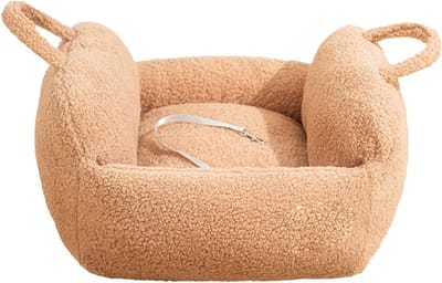 Autostoeltje Huisdieren - Reisstoel Hond - Veilig Reizen - Antislip Basis - 50x50x30 cm - Zwart