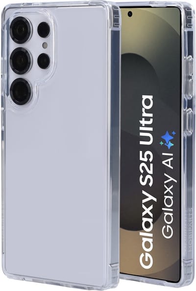 Mobiparts hoesje geschikt voor Samsung Galaxy S25 Ultra - Hardcover - Transparant