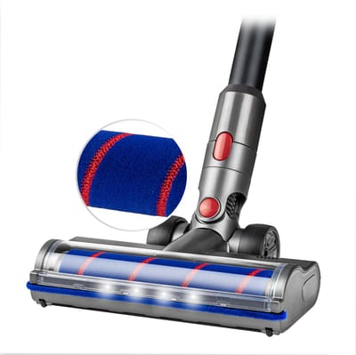 SQOON® Stofzuiger Mondstuk Geschikt voor Dyson Stofzuiger V7 / V8 / V10 / V11 en v15 Series - Zuigmond voor Dyson Steelstofzuiger - LED Licht