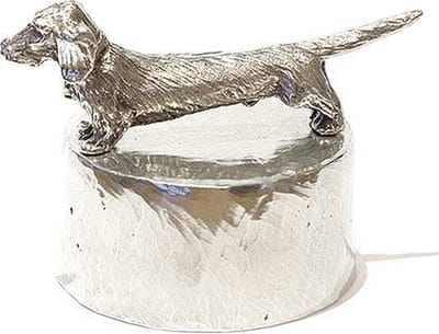 Teckel gladharig met asbestemming - Honden Asbeeld Dieren Urn Voor Uw Geliefde Hond