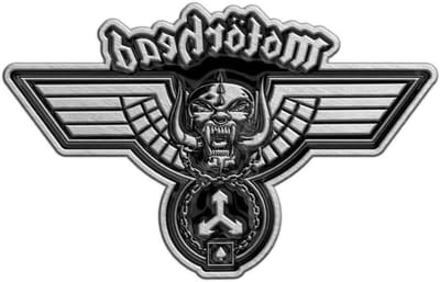 Motorhead Emaille Pin - Badge Speld - Accessoire Versieren - Officieel Gelicenseerd - 7.4 x 4.8 cm - Zilverkleurig