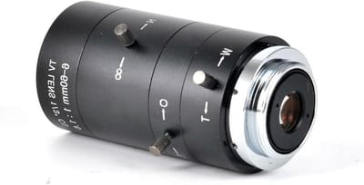 Microscooplens - Camera lens - Beveiligingsbeelden Vastleggen - Handmatige Zoom - 6-60 mm - Zwart