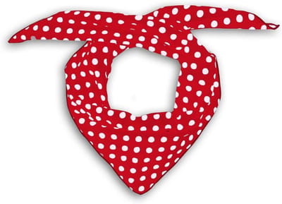 Dames Sjaal - Haarband Neckerchief - Stijl Benadrukken - Polka Dot Patroon - One Size - Multicolor