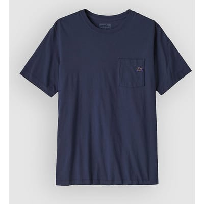 Patagonia Fitz Roy Massif Pocket T-Shirt blauw