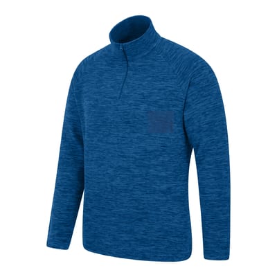 Mountain Warehouse Heren Snowdon II Fleece Top (Kobalt)