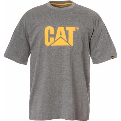 Caterpillar Heren TM Logo T-shirt met korte mouwen L donkergrijze kleur