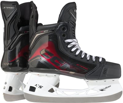 CCM Jetspeed FT890 Ijshockeyschaatsen / Hockeyschaatsen - Senior - One-Piece RFM Composite Pro Skates met STEP Steel - Maat 10.0 (45.5 EU) - Wide Fit / Brede Leest