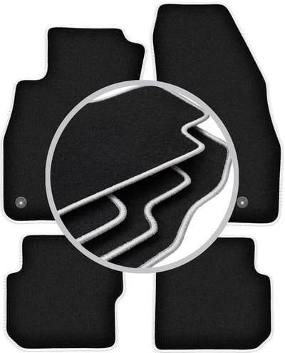 CARLUX-SILVER automatten voor: Alfa Romeo Mito hatchback (2008-2019)