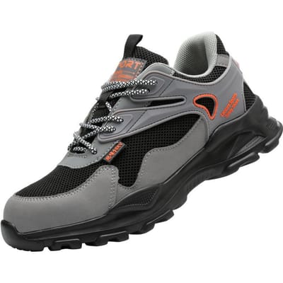 Chaussures d'assurance travail Sac en plastique Tête Anti-écrasement et Anti-perforation Chaussures de protection Chaussures isolantes respirantes 46