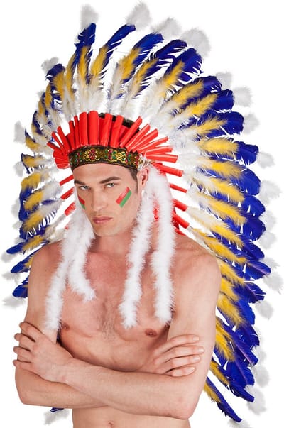 Boland - Tooi Yahto - Één maat - Volwassenen - Unisex - Cowboy - Indiaan