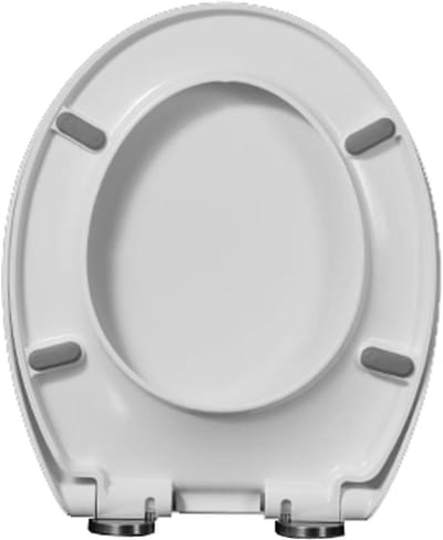 Toiletbril O-vorm - WC-bril - Eenvoudige reiniging - Soft close mechanisme - 45 x 385 cm - Wit