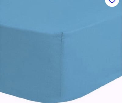 Bed Care Jersey Stretch Hoeslaken - 200x200/220 - 100% Katoen - 40CM Hoekhoogte - Blauw