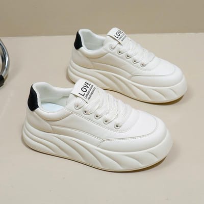 Chaussures à pain pour femmes printemps nouveau style étudiant coréen ins chaussures à plateforme à la mode tout-assorti chaussures décontractées printemps et automne Xw801 40