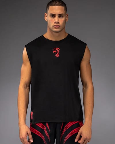 Venum x Mike Tyson Tiger Mouwloos T-Shirt Katoen Diepzwart - S