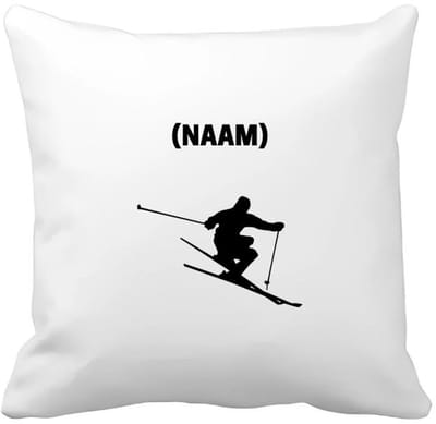 Akyol - skiën Kussen hoes - Sport - skiër - wintersport - 40 bij 40 cm