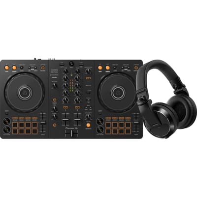 Pioneer DJ DDJ-FLX4 + Pioneer DJ HDJ-X7 Zwart