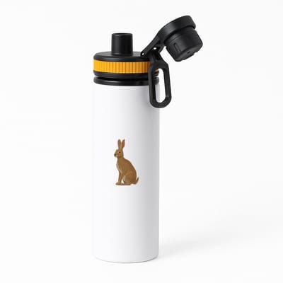Hacebo® - Konijnen waterfles met draaidop oranje - Konijn - Dieren liefhebbers - Knaagdieren - huisdieren - water fles - 850ML