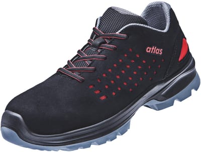 Atlas Schoen SL 30 LG S1 ESD - Zwart/Rood - 39