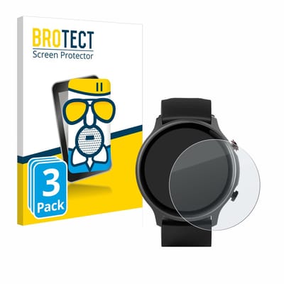 BROTECT - Screenprotector voor Hama Fit Watch 6910 - Folie Beschermfolie Beschermglas matte 3 Stuks