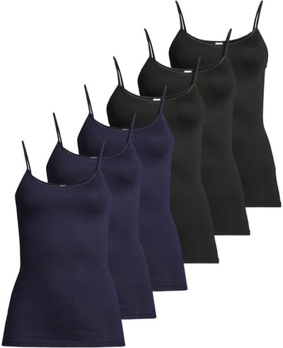 Conta Dames spaghettitop 6 pack Modal