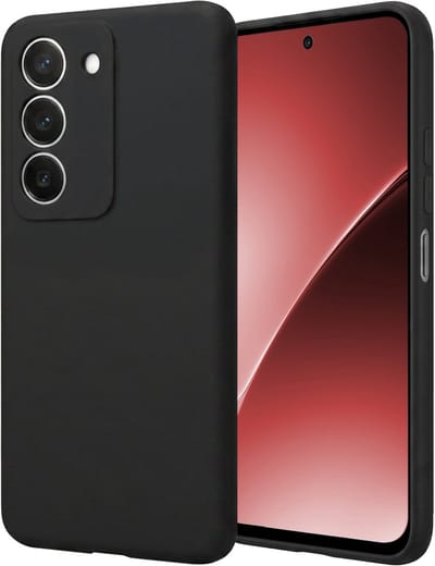 Hoesje - Geschikt voor Xiaomi 15 - Sterk & Shockproof - Hoes Cover - Siliconen Case - Zwart