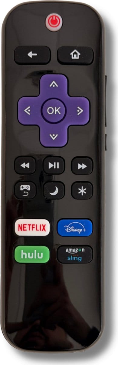 Vervangende afstandsbediening geschikt voor Roku Streaming Players en Roku Smart TV’s