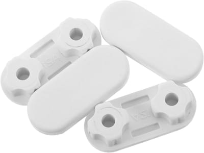 Toiletbril Bumpers - Zachte Spacers - Badkamer Geluidreductie - Verbeterde Stabiliteit - 4 stuks - Wit