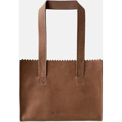 My paper bag shopper hazel brown