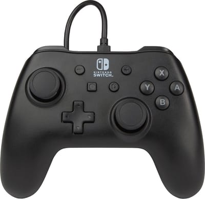 PowerA Wired Controller for Nintendo Switch - Black - Wired Controller - Nintendo Switch