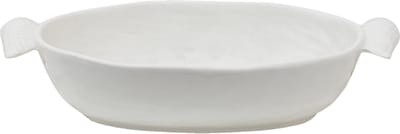 Clayre & Eef Serveerschaal 500 ml Wit Keramiek Vleugels