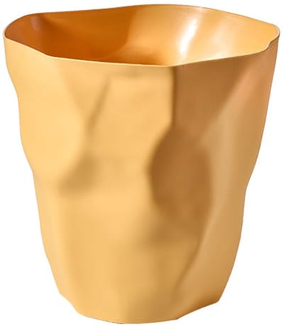 Dailygoods- Prullenbak Modern Design - Kunststof - Compact - Vuilnisbak - Badkamer/Keuken - Duurzaam Materiaal - Vuilnisemmer