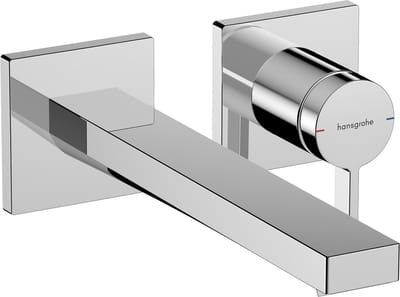 hansgrohe Tecturis E Eéngreeps - Inbouw Wastafelkraan - voor wandmontage - 22,5 cm uitloop - Chroom