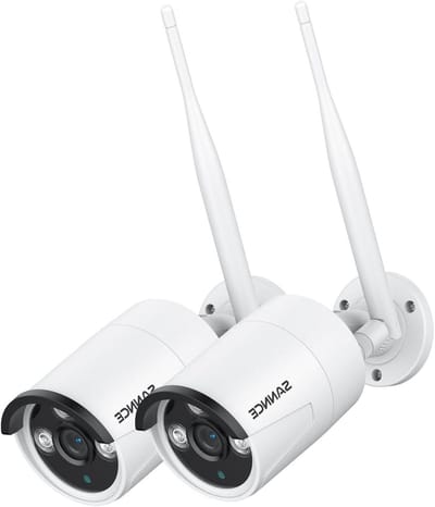 Wifi Bewakingscamera Set - Beveiligingscamera Set Draadloze Camera - Huis Beveiligen - Persoonsdetectie - 5 MP - Wit