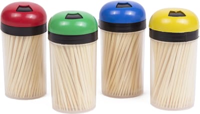 Cocktailprikkers - Hout - 4 Stuks