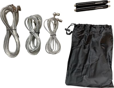 Jobber Sports - Springtouw Volwassene Speedrope Verstelbare gewichten