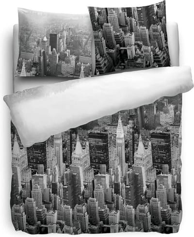 Heckettlane Edge BW - 135x200 cm - Schwarz/Weiss