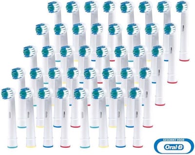 Opzetborstels 40 stuks - Megapack - Universele Opzetborstels - Voor Oral B Elektrische Tandenborstel