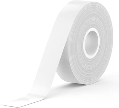 SnelShoppen - Self Adhesive Labels 15mm×6m - Multifunctionele Thermische Labels voor Thuis, Kantoor, School - Zwart op Wit - Duurzaam, Waterproof, Ste