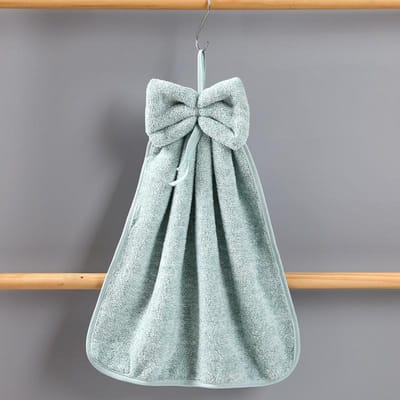 Strik Handdoeken voor Keuken Badkamer Koraal Fluweel Microfiber Zacht Sneldrogend Absorberende Reinigingsdoeken Thuis Sauna Badstof Handdoek groen