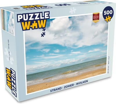 Puzzel Strand - Zomer - Wolken - Legpuzzel - Puzzel 500 stukjes