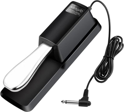 Sustainpedaal Keyboard - Voetdemper Pedaal - Muziek Maken - Universele Compatibiliteit - 1.8 Meter Kabel - Zwart